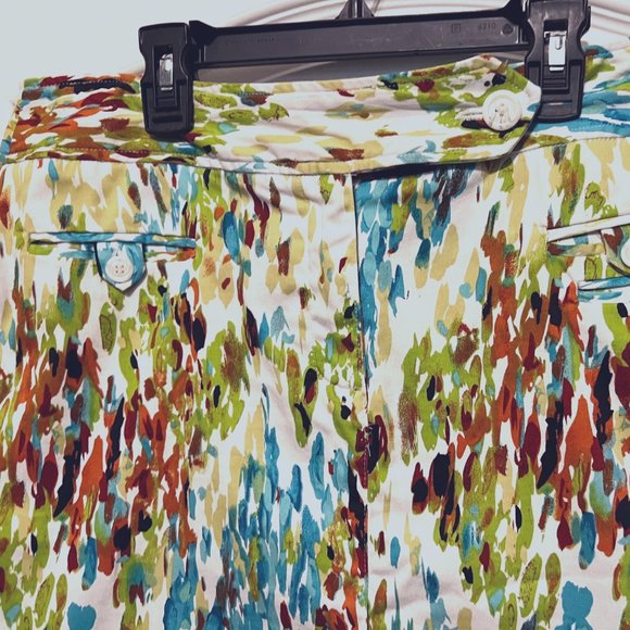 DFA New York-Pencil Skirt-Size 10-Spring/Summer Colors-Green, Tan,White,Blue-Fun - Picture 5 of 12